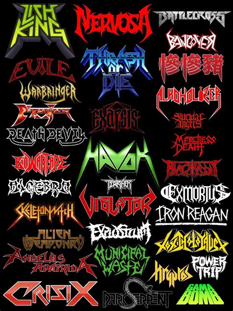 metal logos|METAL LOGOS